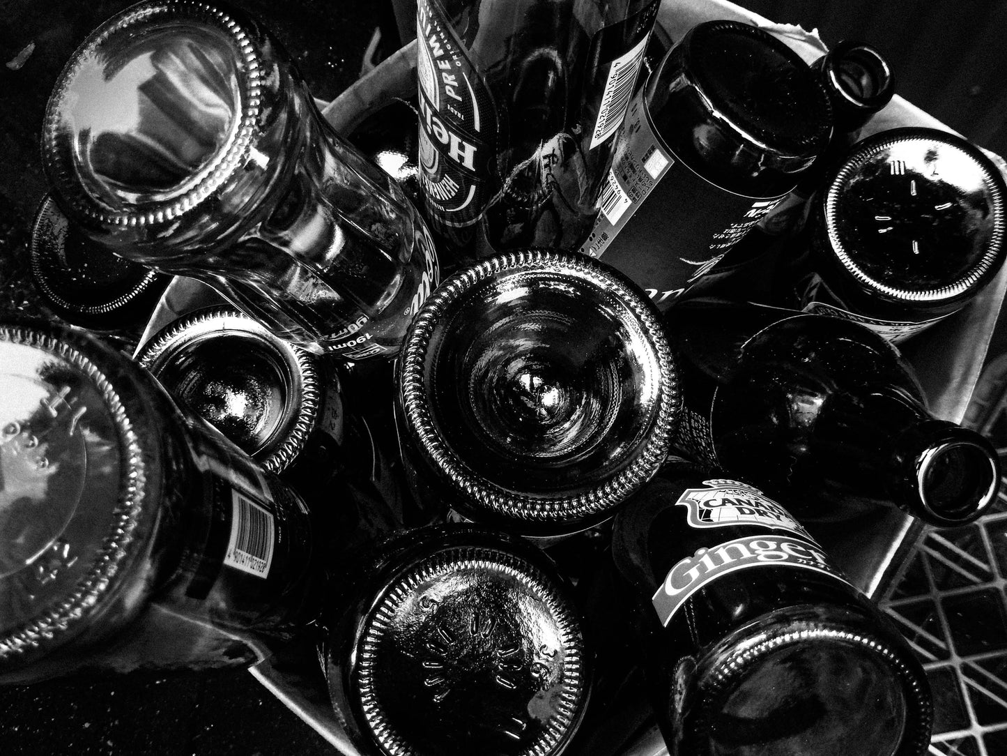 東京スナップTシャツ "Glass Bottle"